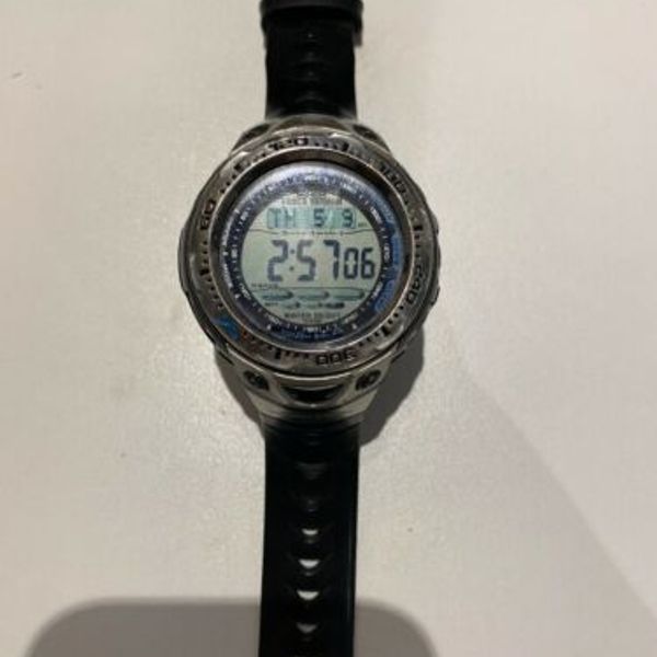 Casio Sea Pathfinder SPF-70 Model 2825 Triple Sensor DEPTH-BAROMETER ...