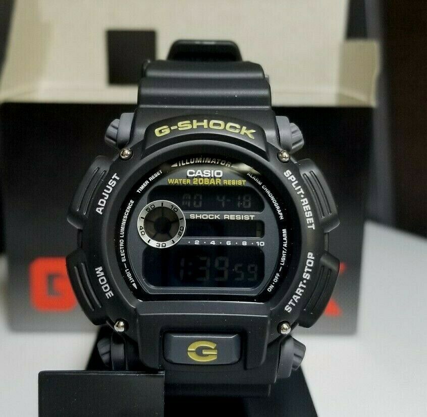 Casio G-Shock Military Men's Chronograph Black Resin Watch DW9052