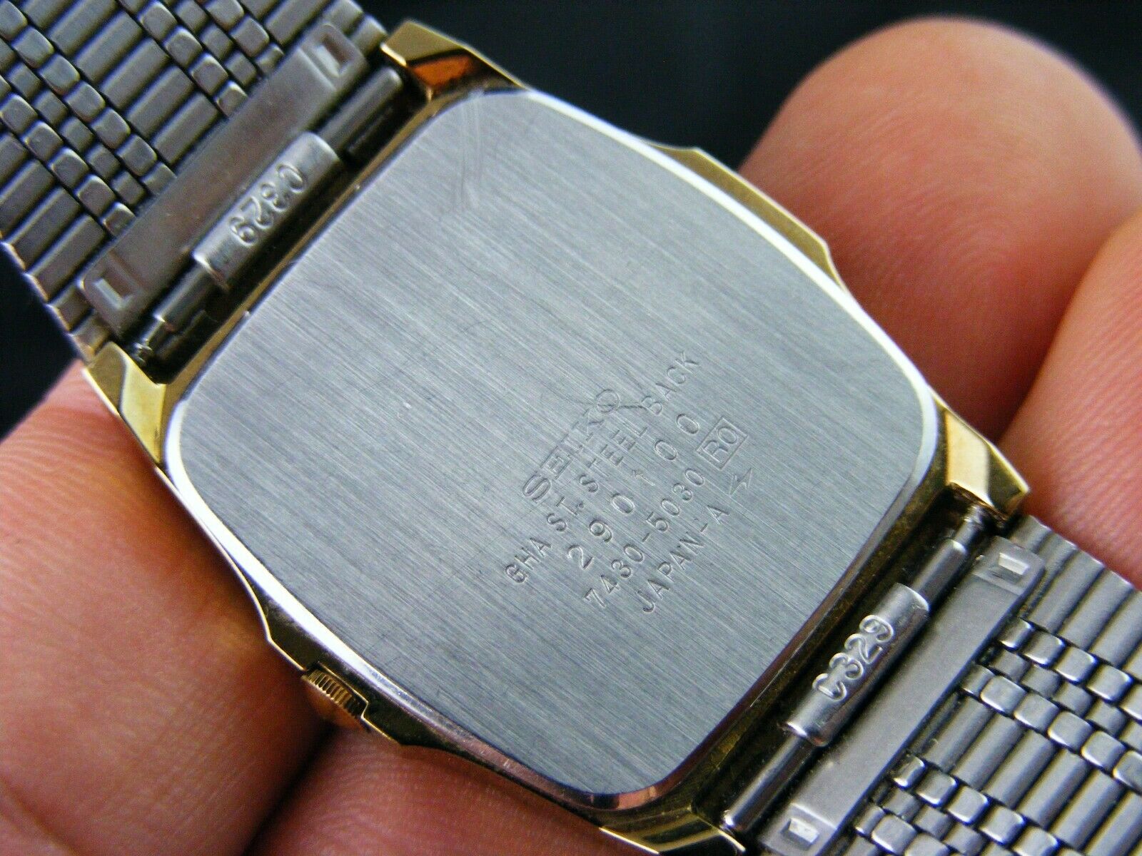 超希少　超硬 SHA　SEIKO 7430-5030　新品電池　稼働　純正ベルト Vintage Seiko 7430 - 5030 | WatchCharts Marketplace