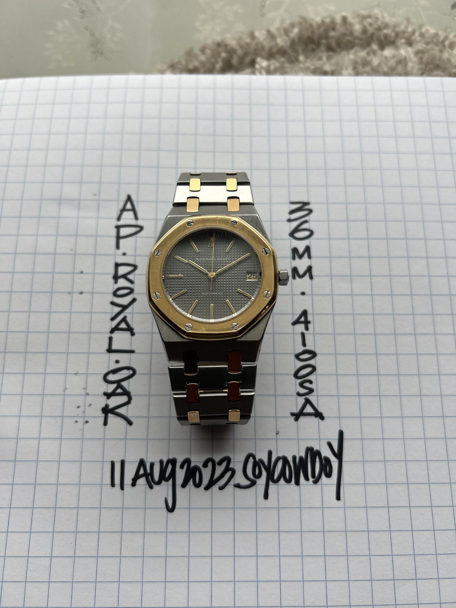 Audemars piguet royal hot sale oak 36mm gold