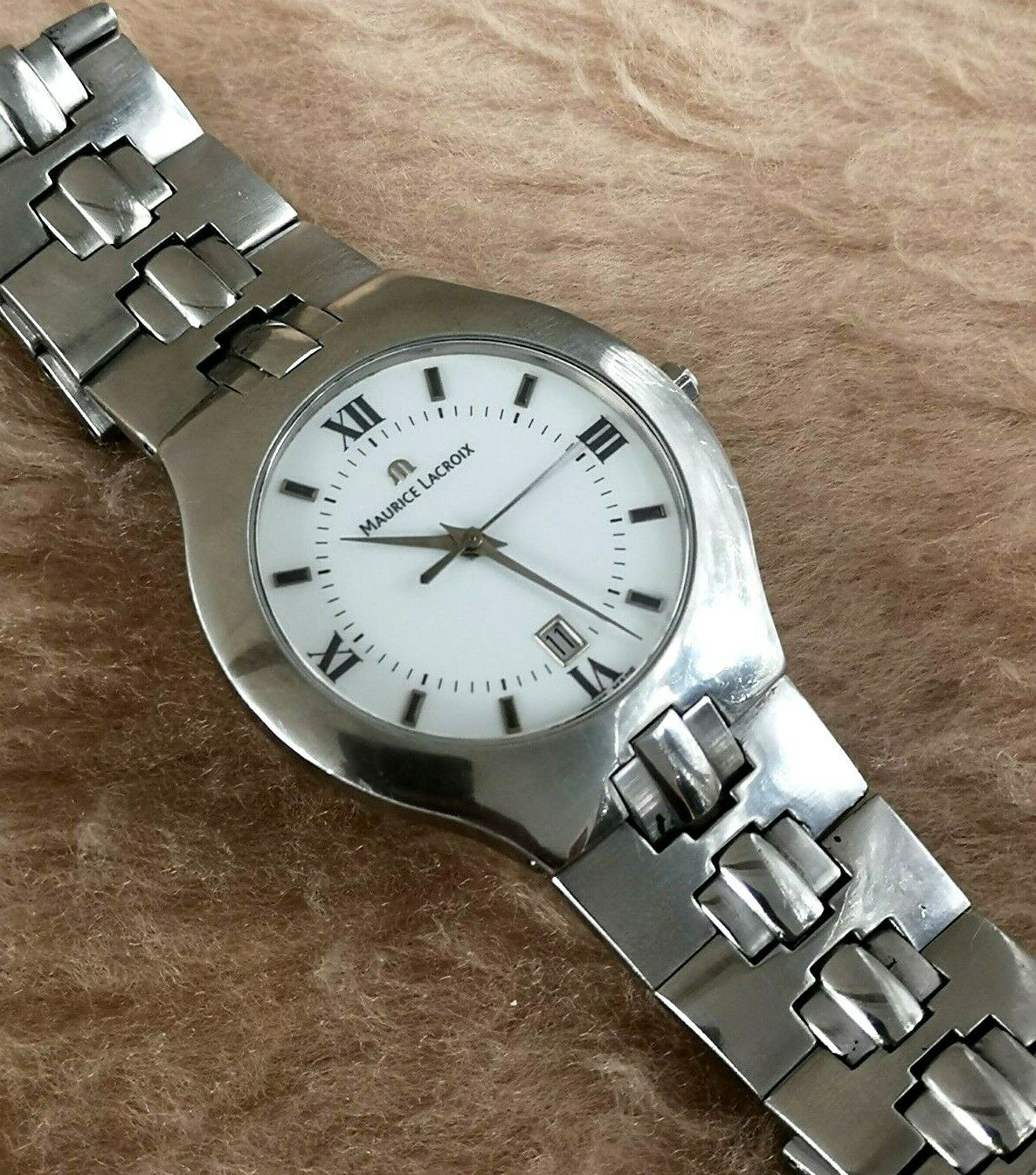 MAURICE LACROIX Siras SA1017 Roman Dial Quartz Stainless Steel