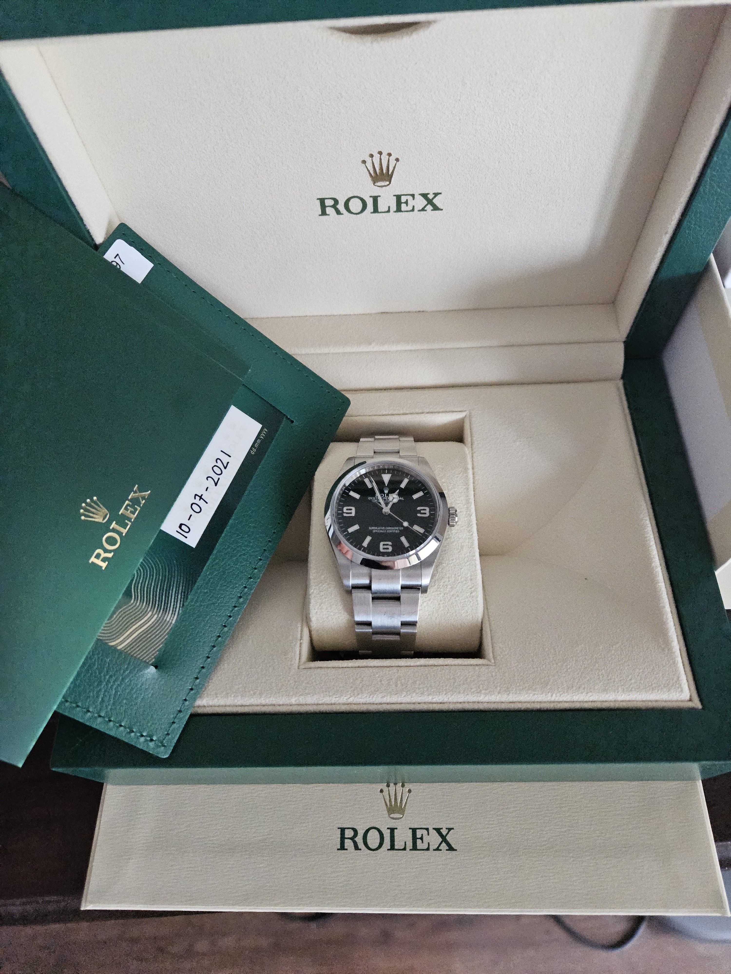 FS Rolex Explorer 36mm 124270 2021 Purchased from AD Full