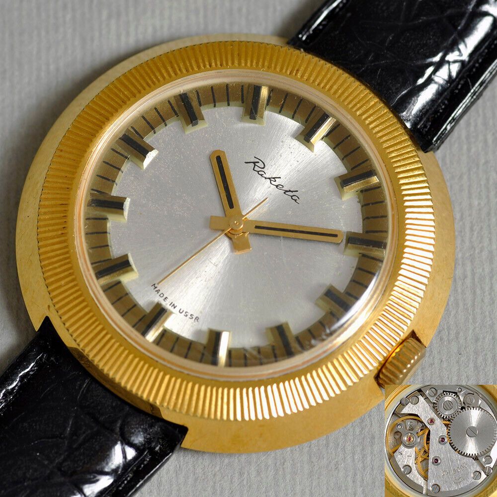 Beautiful, elegant UFO RAKETA vintage, goldfilled USSR dress