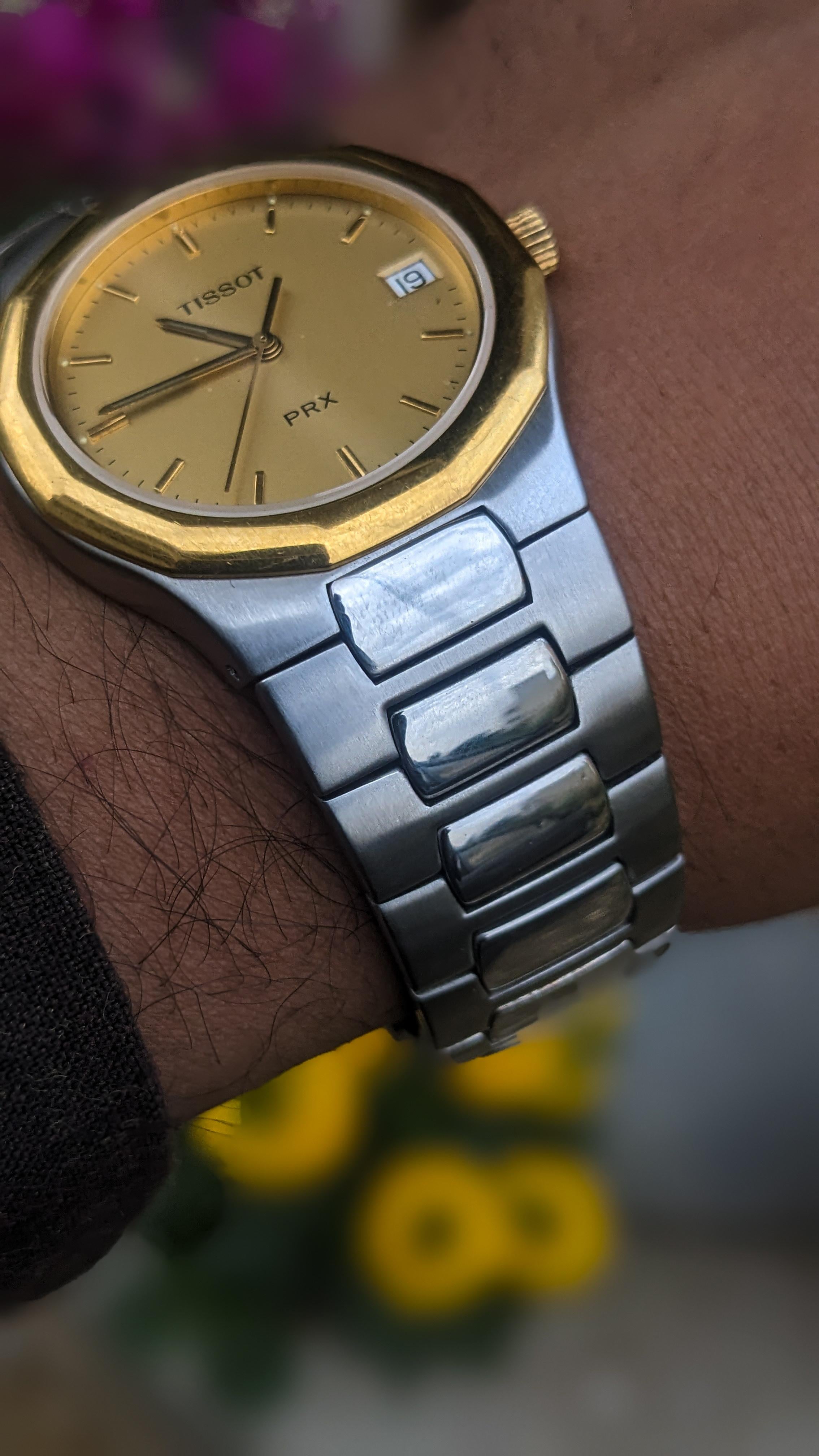 wts] Tissot PRX P580G Champagne Dial Two Tone Stainless Steel 