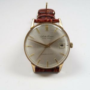 Vintage SEIKO CRONOS SELF DATER 15020 RARE Hand-Winding Watch