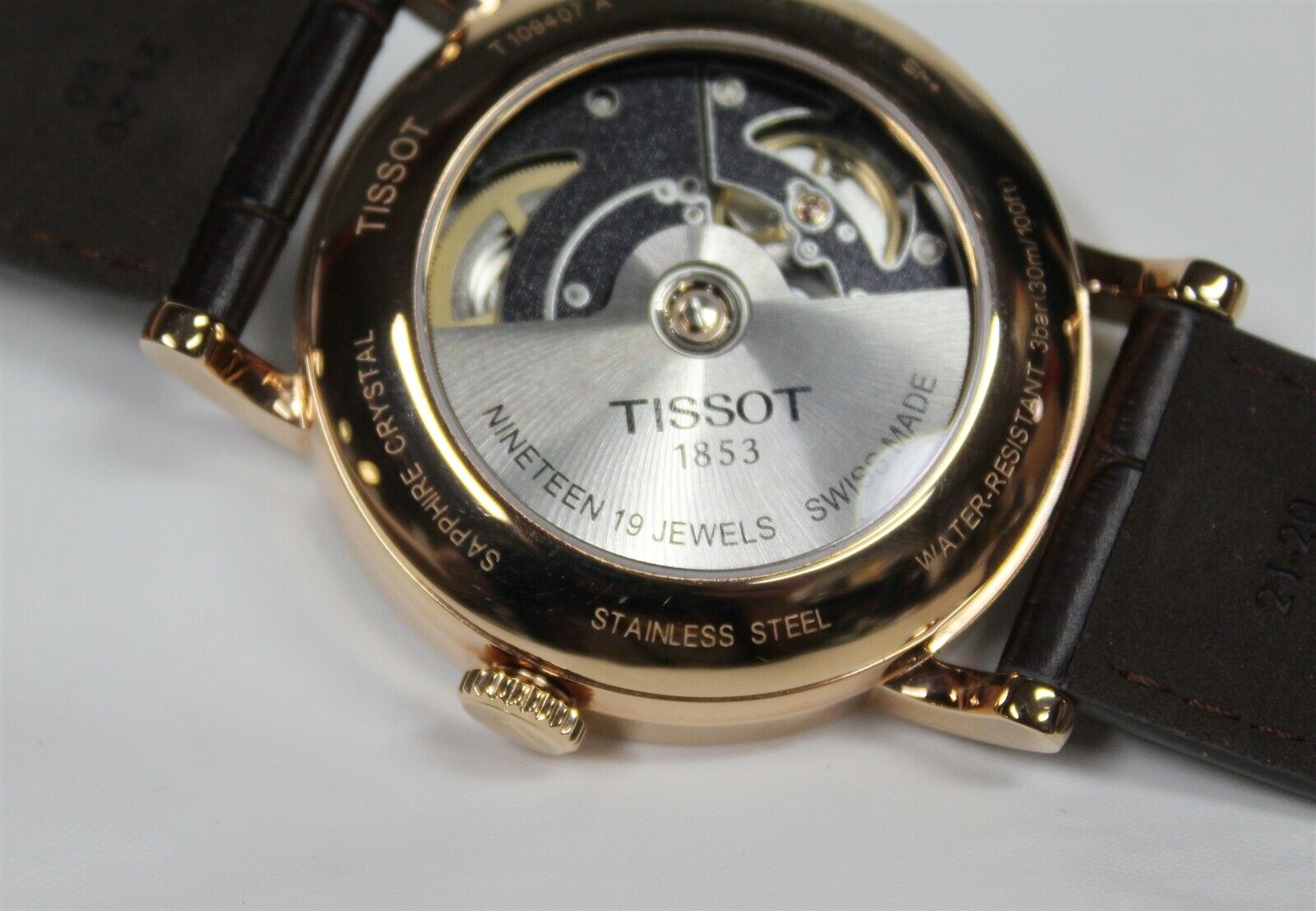 Tissot 1853 Swissmatic 19 Jewel Men s Wristwatch WatchCharts