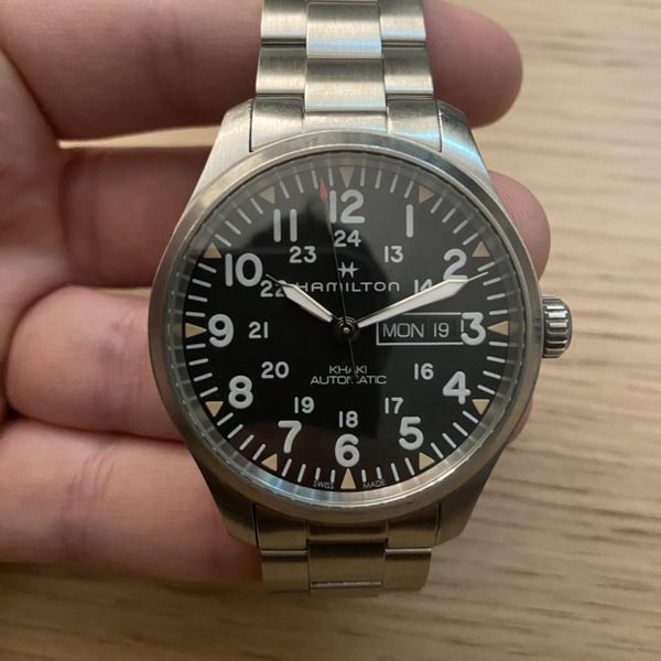 [WTS] Hamilton Khaki Field Auto Day Date | WatchCharts Marketplace