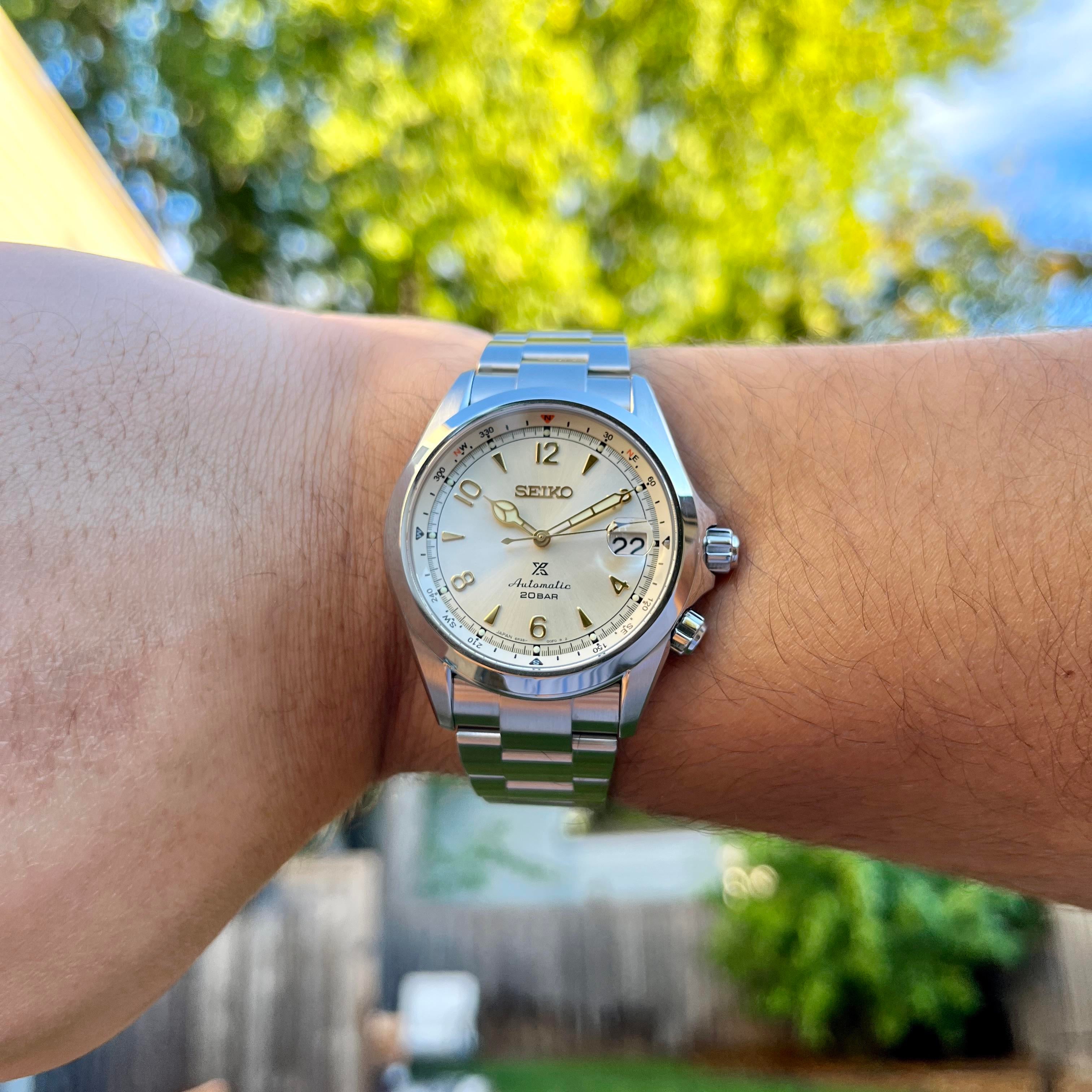 WTS] Seiko Alpinist SPB123/SBDC093 on Ginault Bracelet