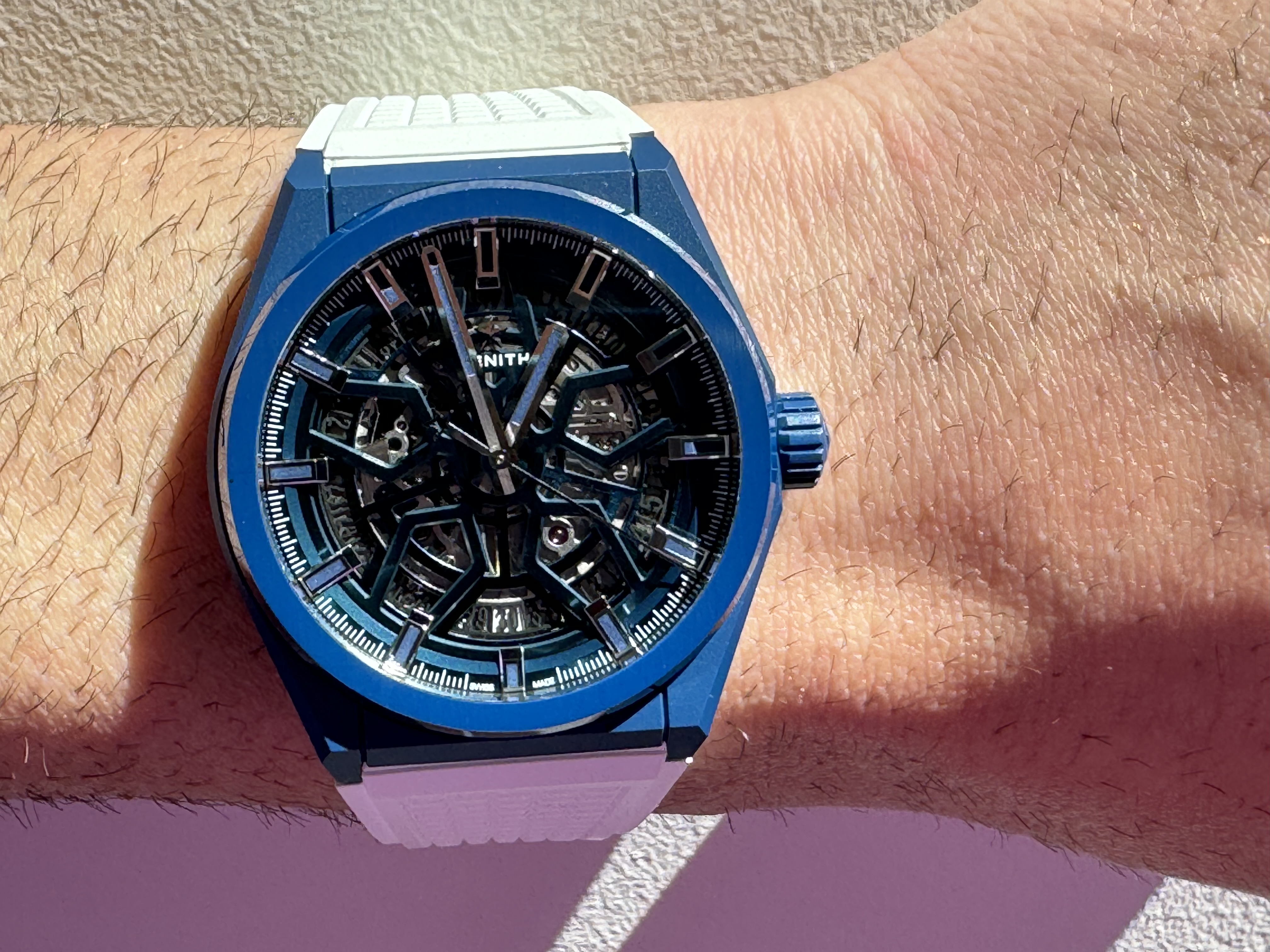 WTS] Zenith Defy Classic Blue Ceramic with skeleton dial - 41mm