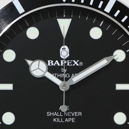 A Bathing Ape Bapex Wall Clock 36cm Blue Camou | eBay