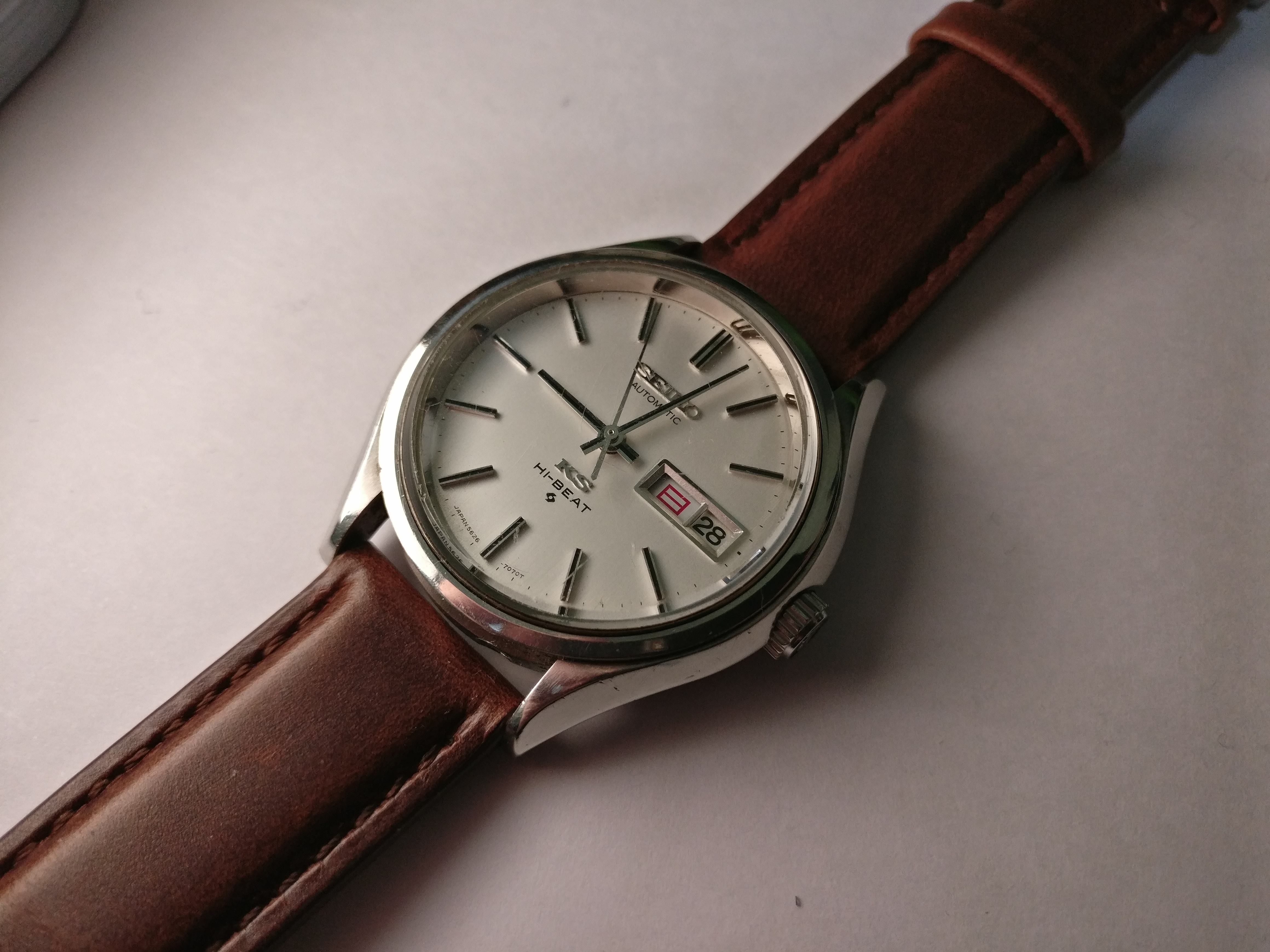 FS: King Seiko 5626 7120 Hi Beat Day date | WatchCharts Marketplace