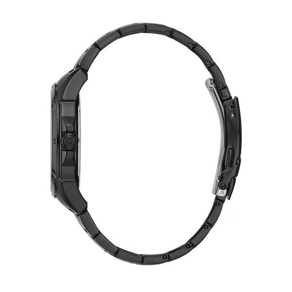 Bulova Menâ s Chronograph Watch 98C121 Black Stainless Steel Quartz â ...