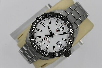 Tag Heuer WAZ1111.BA0875 Formula 1 F1 Watch Mens White Mint