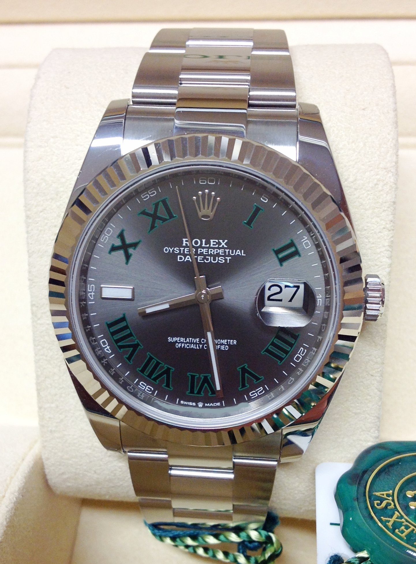 rolex datejust wimbledon dial