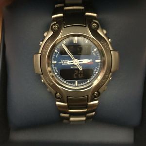 Casio MRG-130T Module 1760 Solid Titanium Antimagnetic Watch Japan