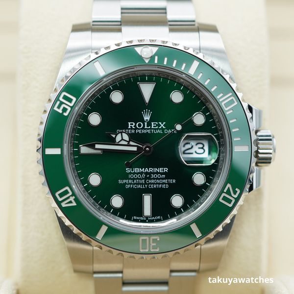2020 MINT Rolex Submariner Hulk 116610LV Green 40mm Ceramic Watch