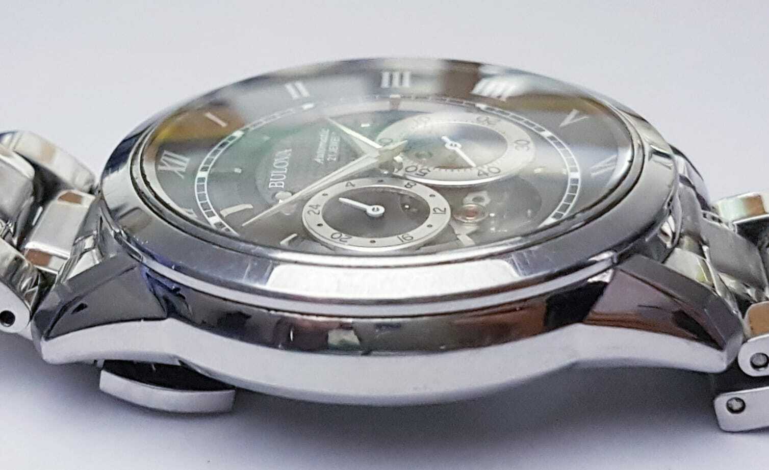 BULOVA 96A119 Skeleton Automatic 21 Jewels 42mm Men