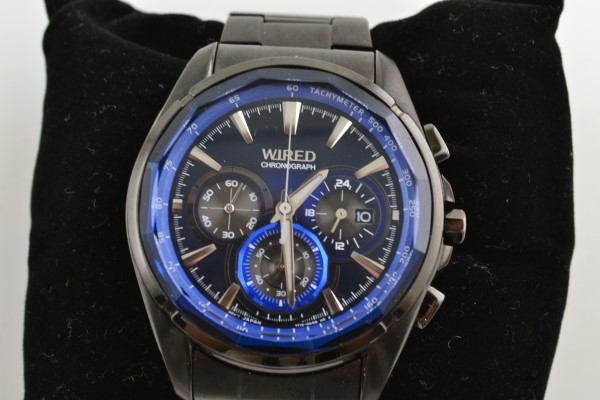 Used] SEIKO WIRED Reflection Chronograph 7T12-0AT0 Men's Quartz 