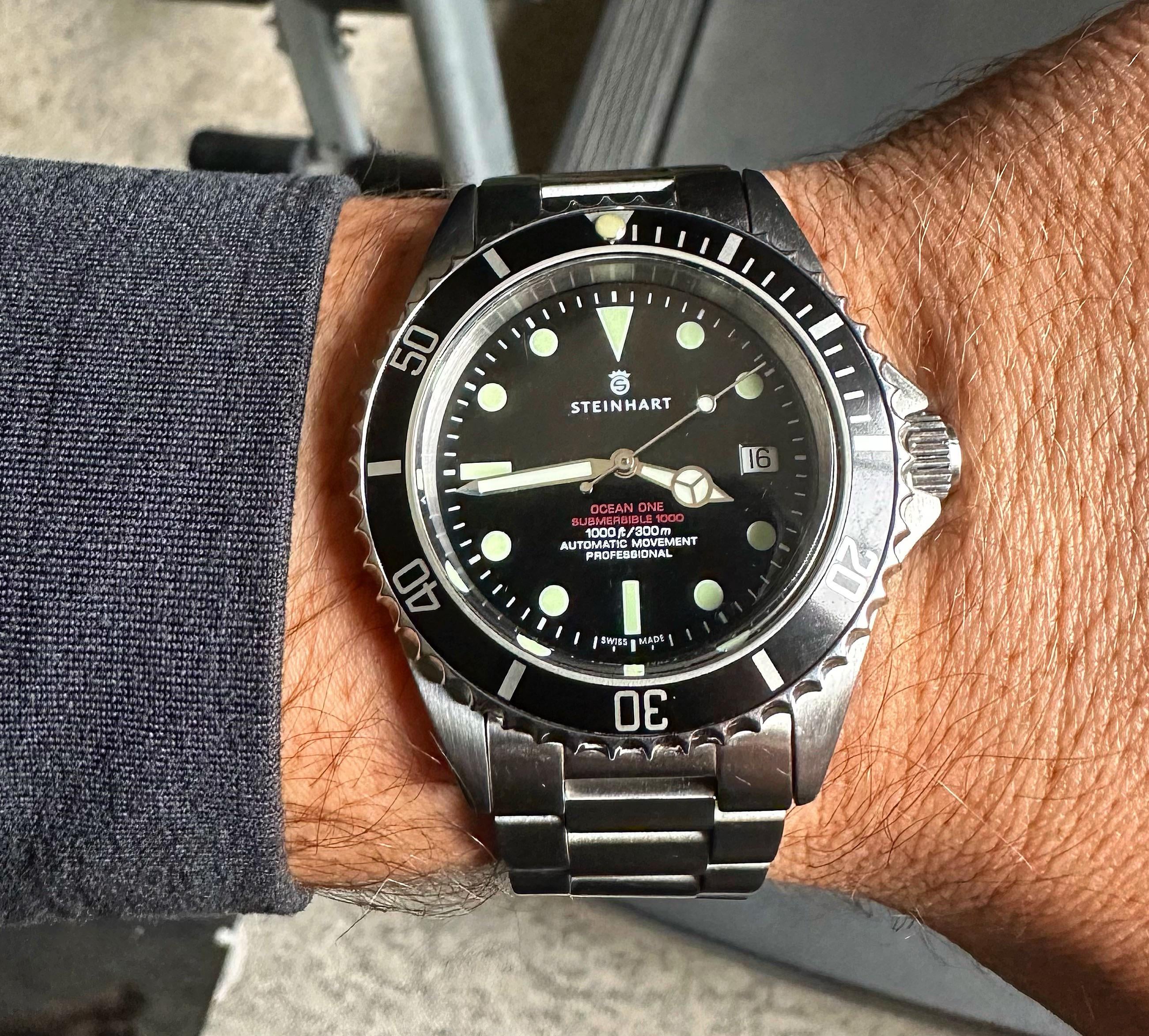 Steinhart ocean one online vintage red