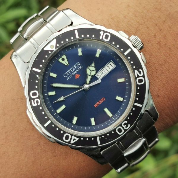 Citi zen Promaster Diver's WR200 Automatic Cal.2800 Men's Watch Vintage ...