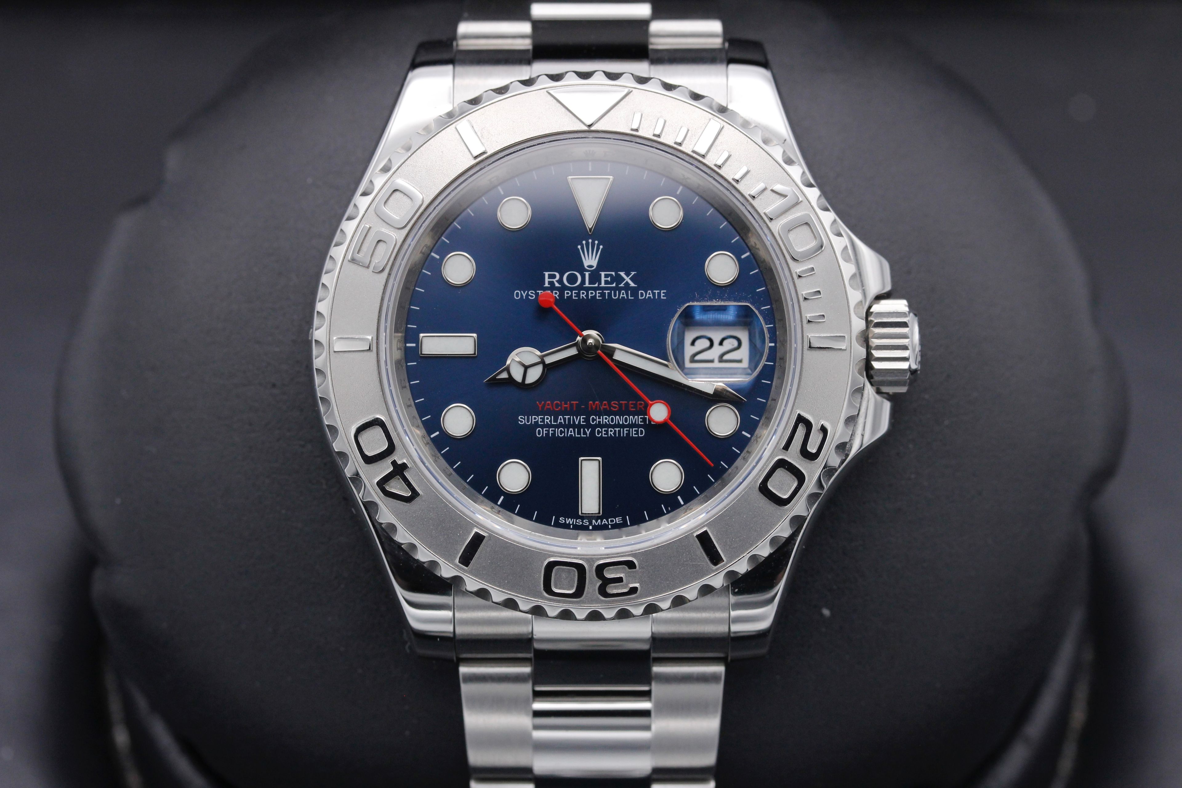 FSOT Rolex Yacht Master 116622 Blue Dial Stainless Steel