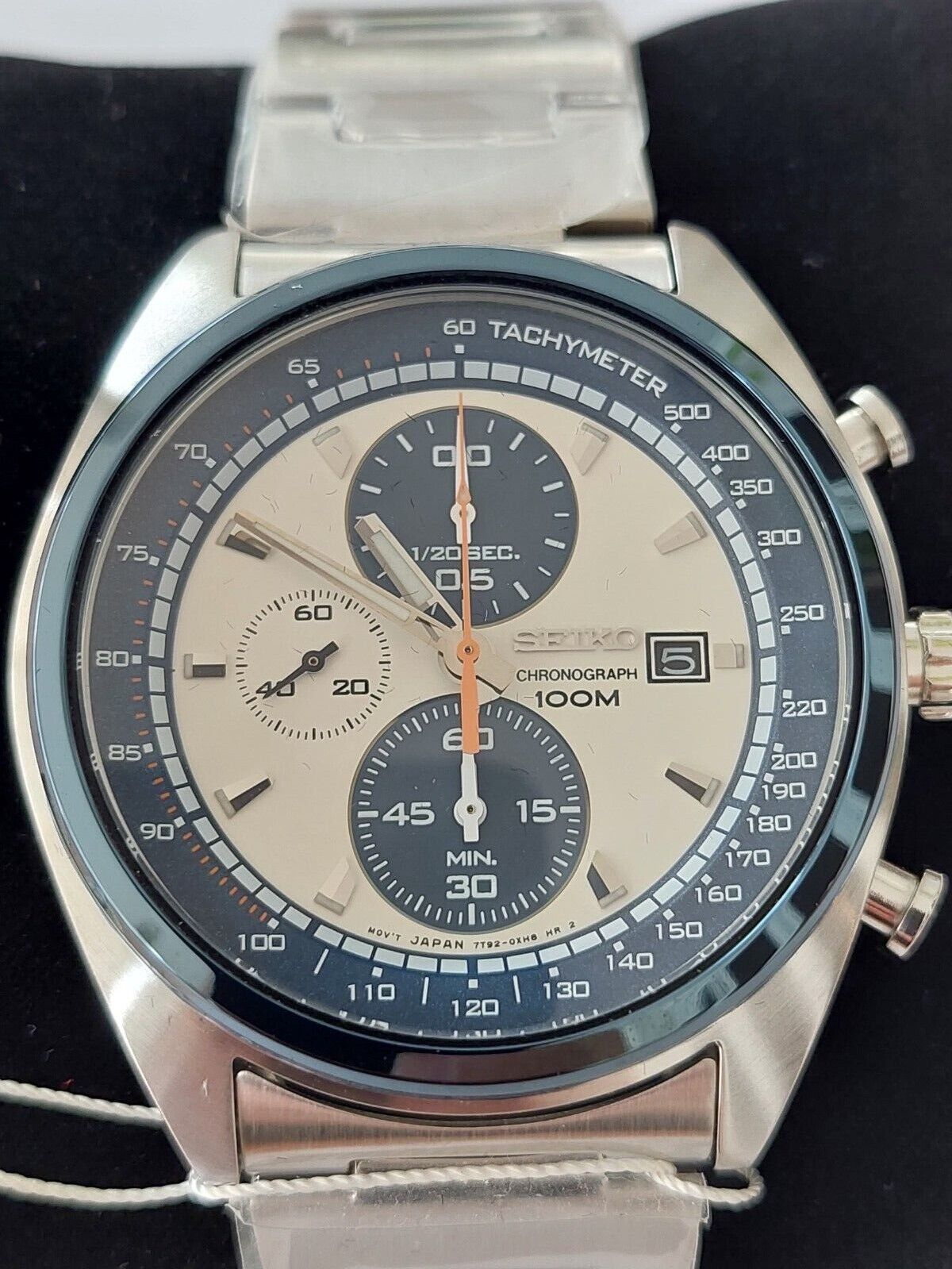 Seiko SNDF87 New old stock (NOS) Panda Chronograph with Tag , Box and  Papers | WatchCharts
