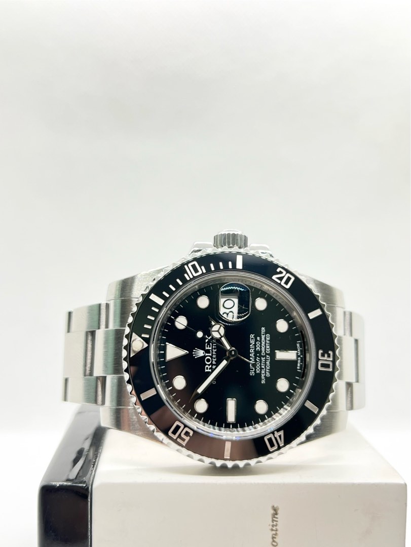 Pre-Owned Rolex Submariner Date Black 116610LN