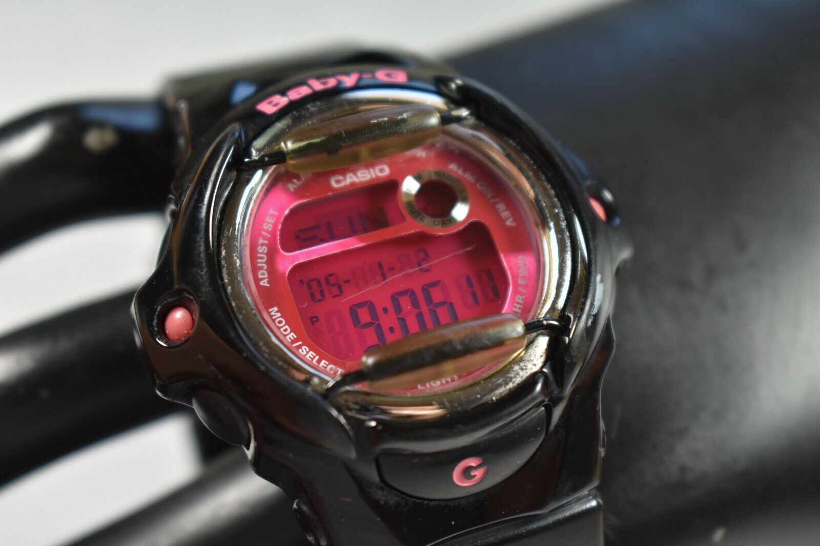 CASIO BABY G 3189 BG-169R Digital Shock Women's Watch Black/Pink