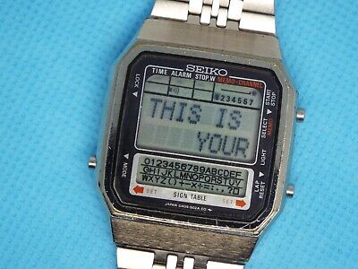 Old seiko digital watches hot sale