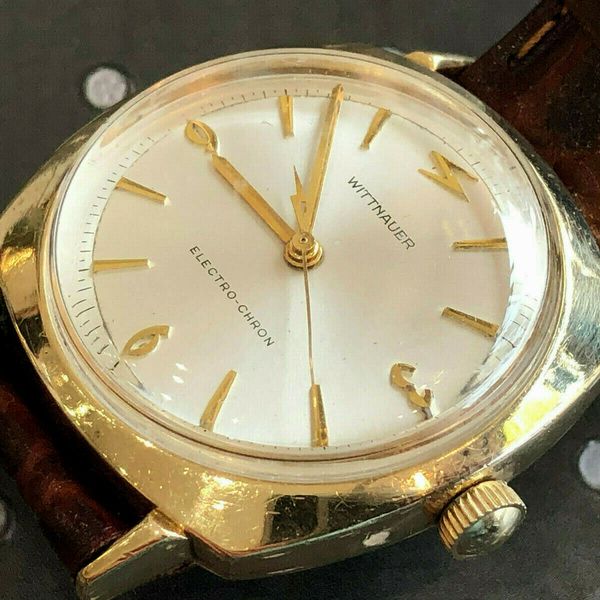 Vintage Wittnauer Electro Chron Electric watch need battery rare ...