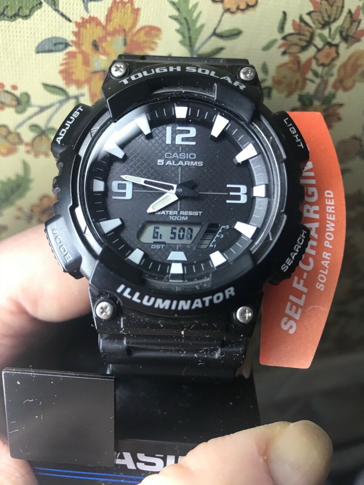 Casio AQS810W-1AVCF Men\'s AQ-S810W-1AV Solar Sport Watch | Combination WatchCharts