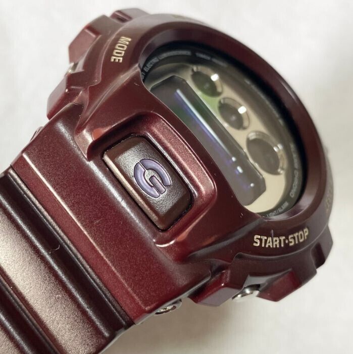 CASIO G SHOCK DW 6900SB 3230 Rare Color Metallic Wine Red Three