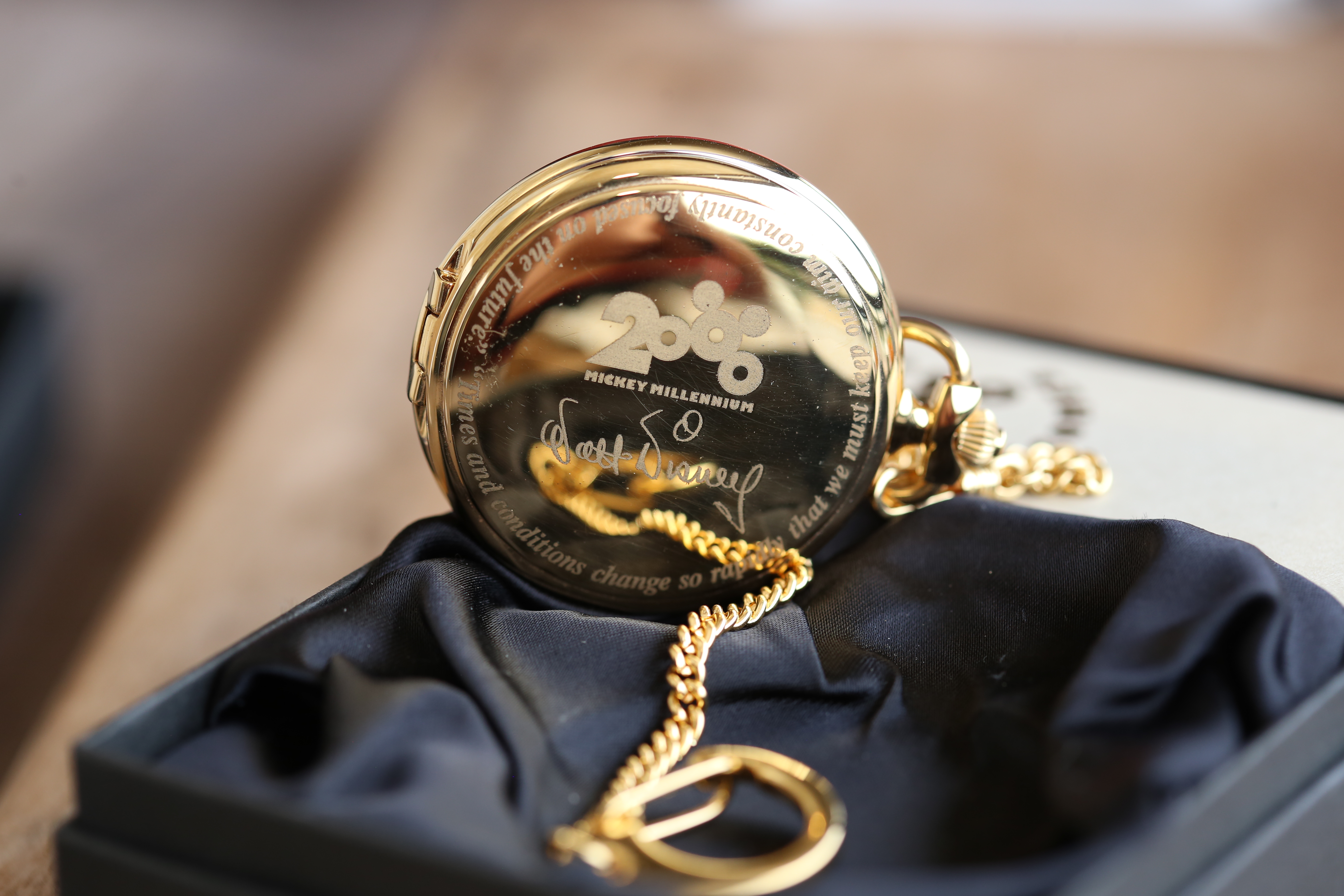 Disney pocket watch hot sale limited edition