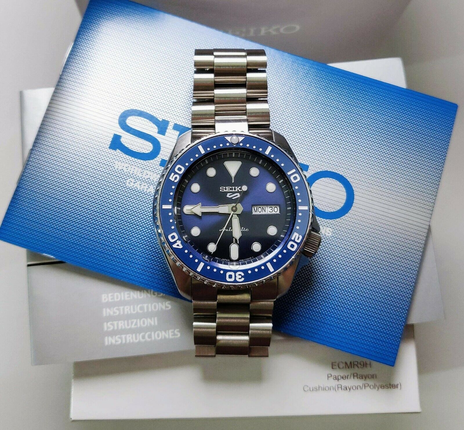 SRPD51 Watch Mod Seiko 5 Upgraded Ceramic Insert and Premium