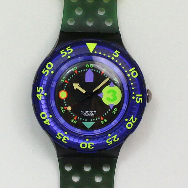 Swatch Scuba 200 Captain Nemo SDB 101 Quartz Wristwatch 1992 - NEW ...