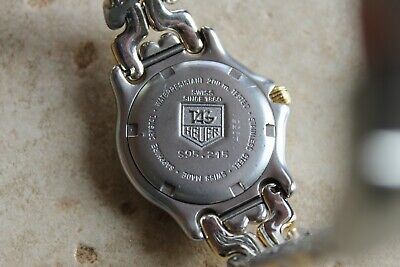 Tag Heuer S95.215 WG1320.BP0471 Watch Womens Gold SEL S EL Link SS