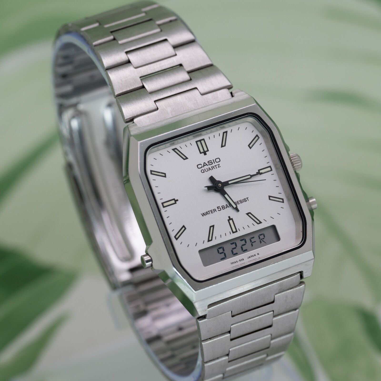 VINTAGE 1987's CASIO W-31 腕時計 1987 CASIO AMW-31 ANA-DIGI QUARTZ WR 5 BAR VINTAGE DIGITAL WATCH