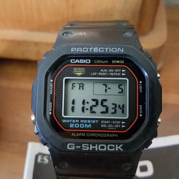FS: G-Shock DW-5000C-1A First Model with manual. Exc. Condition. $750 ...