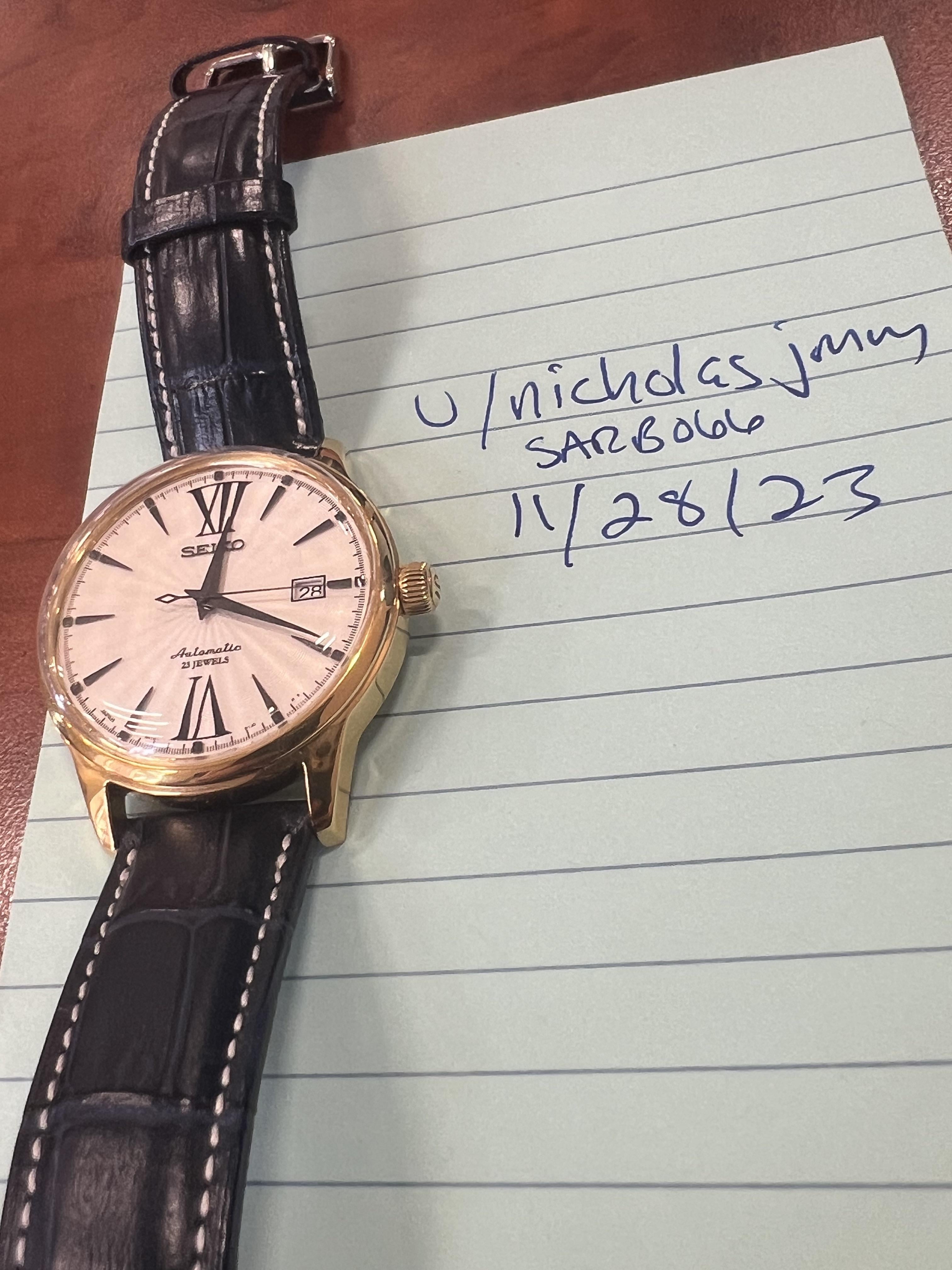 WTS] SEIKO SARB066/Cocktail Time “Dry” by Shinobu Ishigaki/Second 