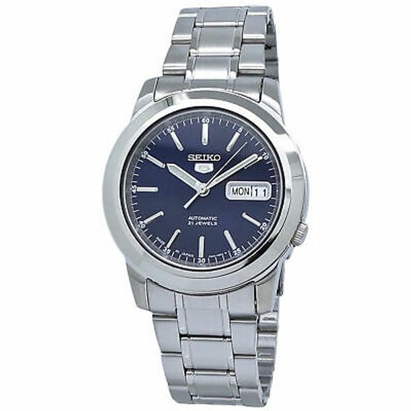 Seiko 5 Automatic SNKE51J1 Blue Dial Stainless Steel Men's Watch ...