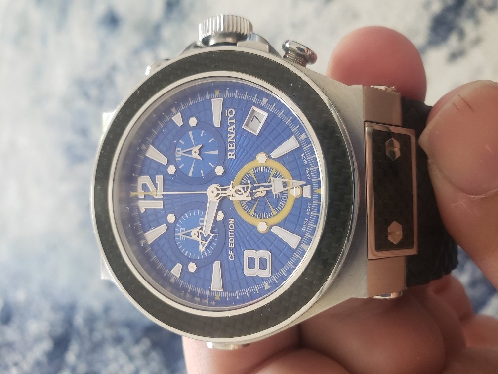 Montre Renato Wilde Beast II Extreme Pour Homme - Suisse, Cadran Rétro Rouge, Ronda 7004