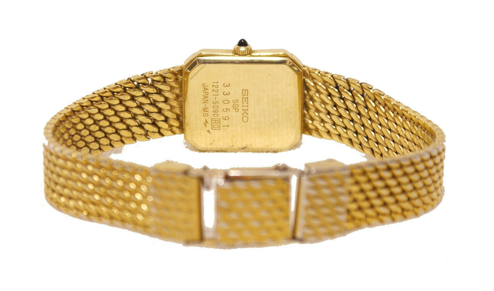 Seiko Exceline Ladies Gold Plated Watch : 1221-5090 Movement - VGC