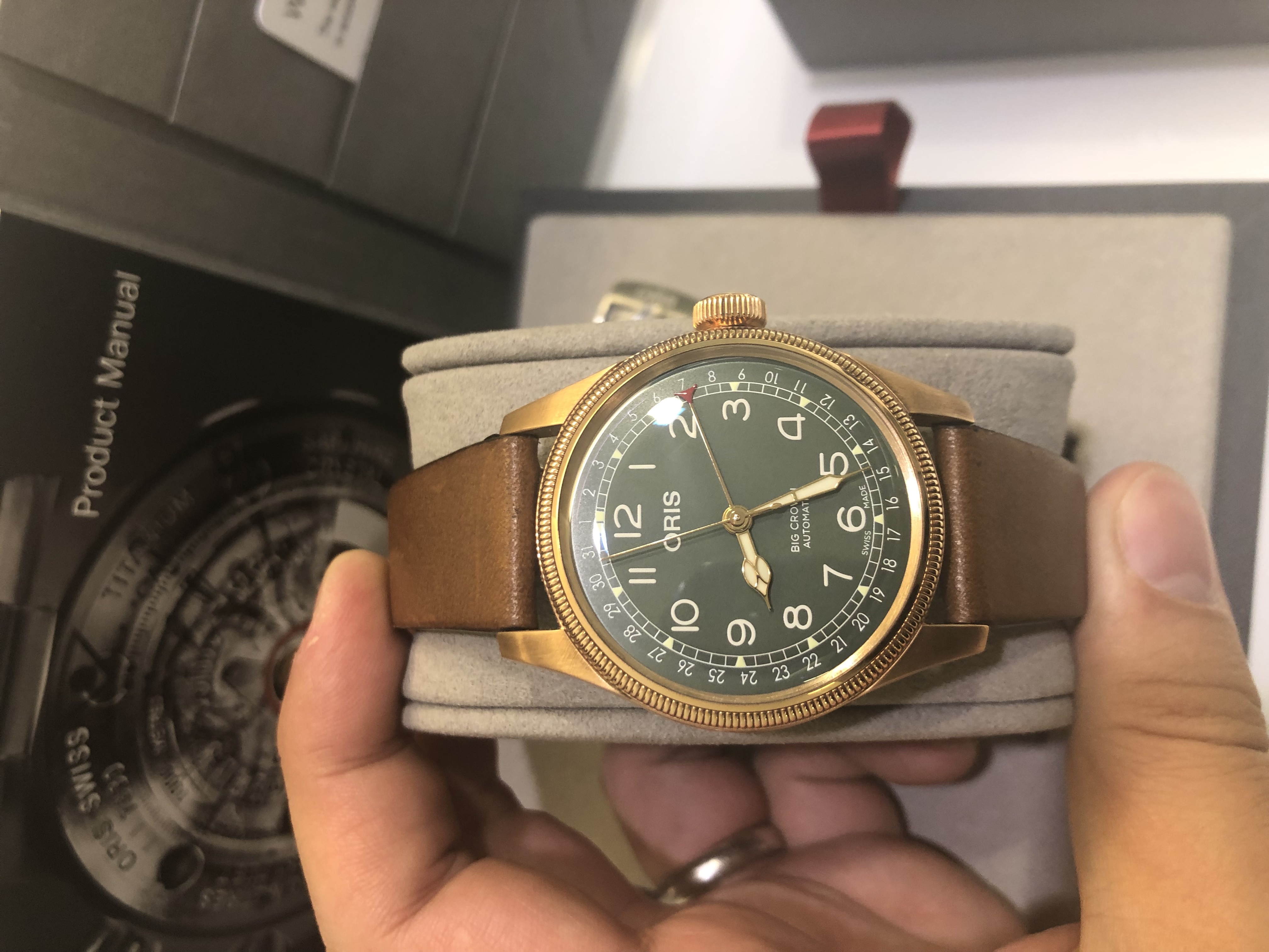 FS Oris Bronze Big Crown Pointer Date 80th Anniversary Edition