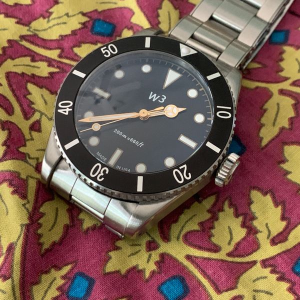 FS: Wilson Watch Works (W3) Vintage Diver, Gilt Dial | WatchCharts ...