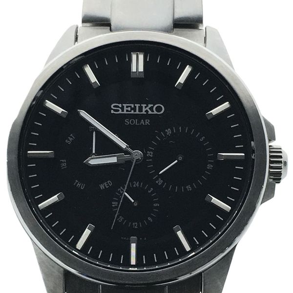 SEIKO SOLAR V14J-0830 メンズウォッチ - 時計