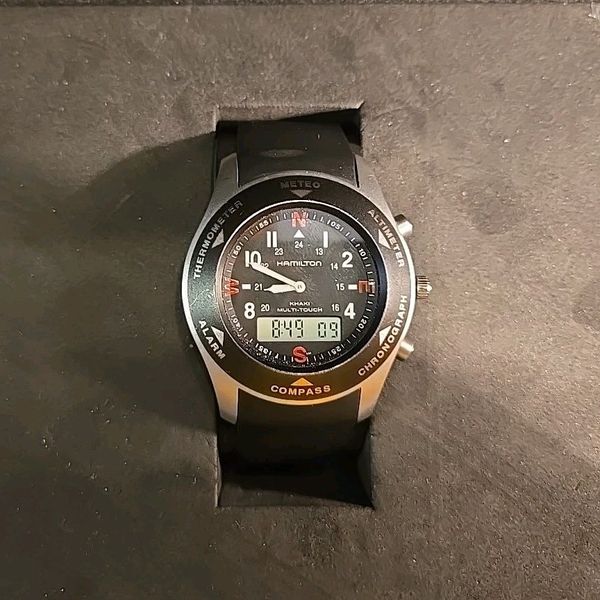 '90s Hamilton Khaki SWAT Multi-Touch H915241 Men's Chrono Compass, Box ...