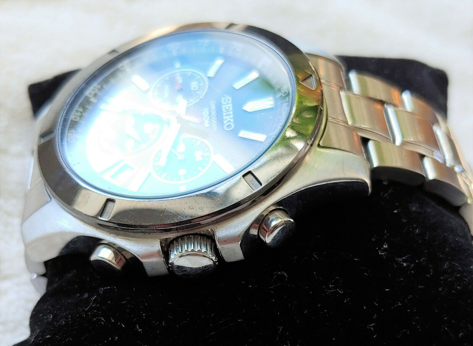 Seiko chronograph 6T63-00G0 Multi-function 100m Japan Made Men's
