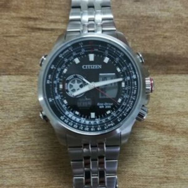 Citizen Eco Drive Promaster Wr 200 Bedienungsanleitung Citizen Men’s Promaster Pilot Sky World U200 Eco-Drive WR 200 St-steel