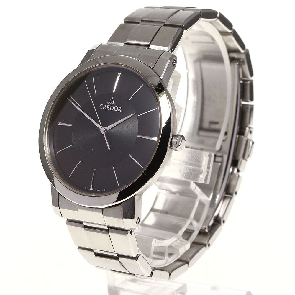 CREDOR アナログ時計 SEIKO ☆ Good product [SEIKO] Seiko Credor Node 8J80-0AD0