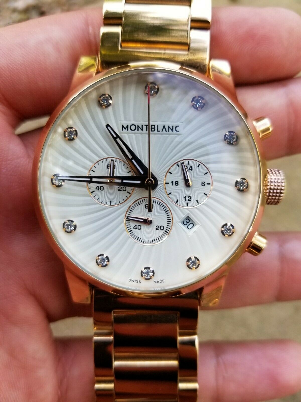 Montblanc watches best sale swiss made 9168